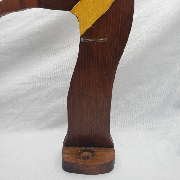 Wall Hanging Vintage Wood Mallard Duck LED Candle Stick Holder - Picture 5 of 7